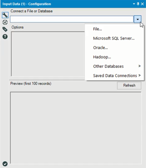 Alteryx input data tool